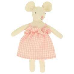 Meri Meri Doudou Souris et son pochon Rouge New