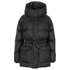 Lempelius Doudoune Courte Ceinturée Nyn | Noir