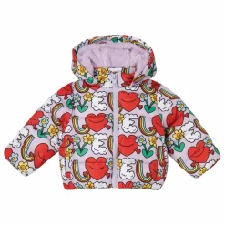 Stella McCartney Kids Manteaux, Blousons, Pilotes|Doudoune Cœurs | Lilas