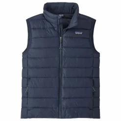 Clearance Patagonia Doudoune Fine Sans Manches Down Fibres Recyclées | Bleu marine