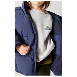 American Vintage Doudoune Mi-longue Rofy-B | Bleu marine Outlet