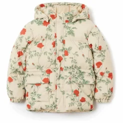 Hot garbo&friends Doudoune Roses | Ecru