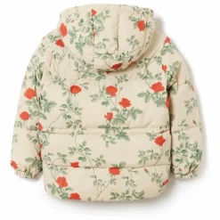Hot garbo&friends Doudoune Roses | Ecru