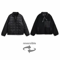 Discount Taion Doudoune Réversible Down x Boa Mountain | Noir