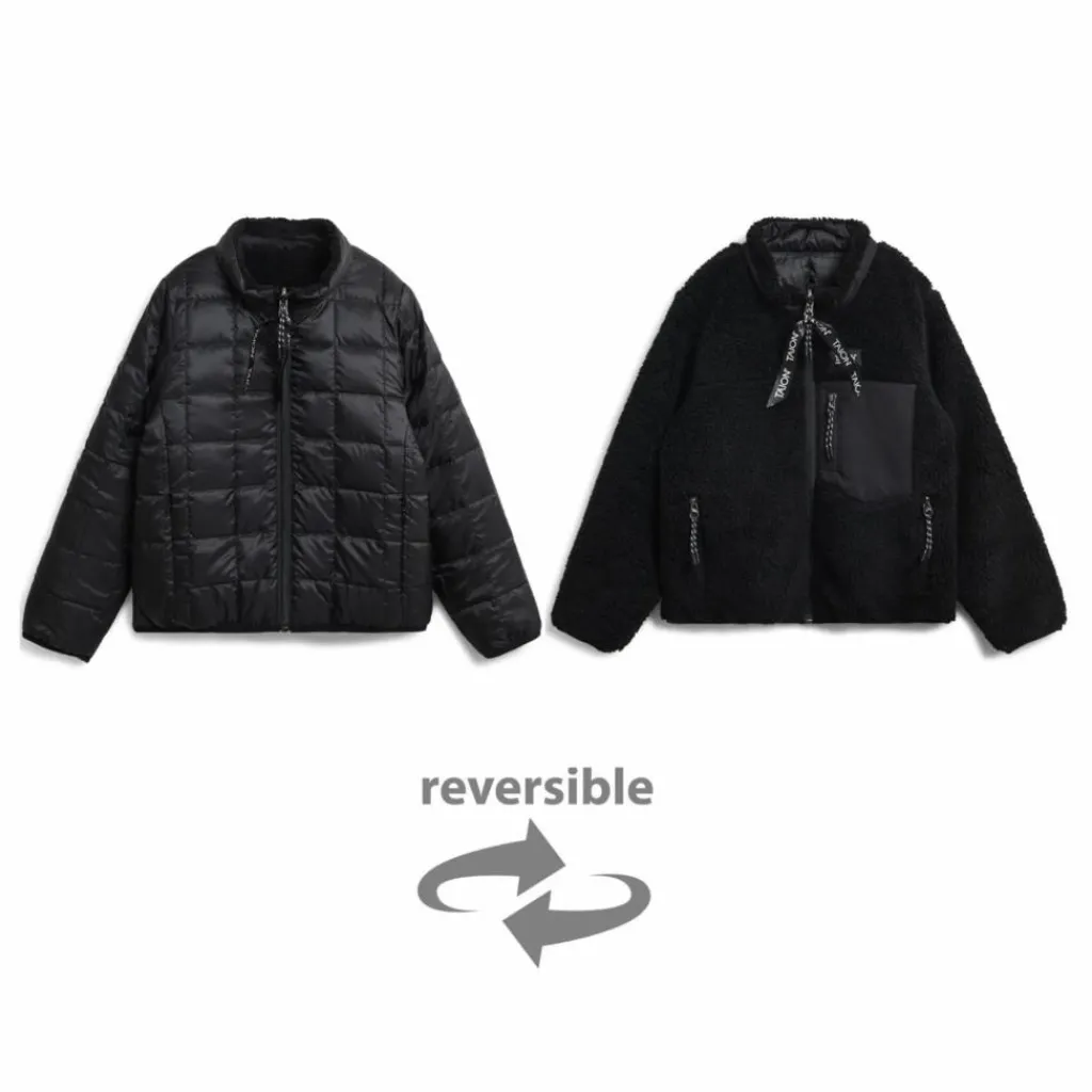 Discount Taion Doudoune Réversible Down x Boa Mountain | Noir