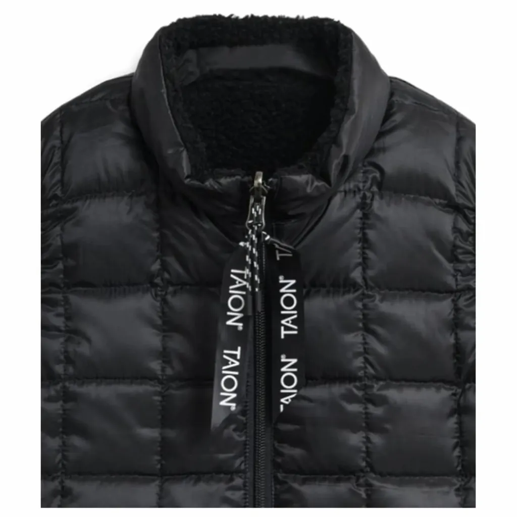 Discount Taion Doudoune Réversible Down x Boa Mountain | Noir