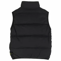 New Stone Island Doudoune Sans Manches Logo | Noir