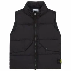 Enfant Stone Island Doudoune Sans Manches Logo |