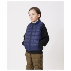 Taion Doudoune Sans Manches Réversible Duvet Véritable | Ivoire