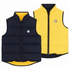 Enfant Petit Bateau Manteaux, Blousons|Doudoune Sans Manches Réversible |