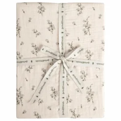 Hot garbo&friends Drap-housse Bluebell en mousseline de coton | Crème