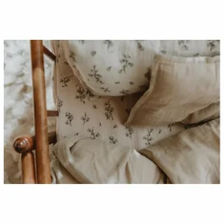 Hot garbo&friends Drap-housse Bluebell en mousseline de coton | Crème
