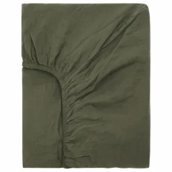 Haomy Linge De Lit|Drap-housse Dili en voile de coton |