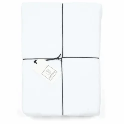 Haomy Drap-housse Dili en voile de coton | Blanc New