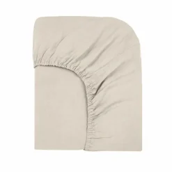 Communauté de biens Drap-housse en lin lavé | Naturel Sale