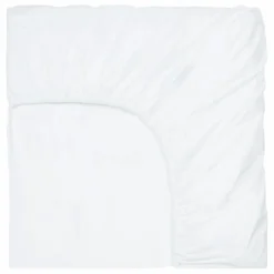 Suite 702 Drap-housse en percale organique | Blanc Sale
