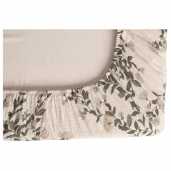 Enfant garbo&friends Linge De Lit Bébé|Linge De Lit Bébé|Drap-housse Honeysuckle en mousseline de coton |