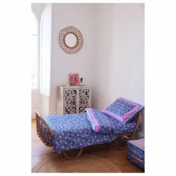 Discount Louise Misha Drap-housse Nicole en coton bio | Bleu foncé