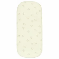 Nobodinoz Drap-housse pour berceau Wabi-Sabi Hoshi Birds | Crème