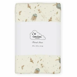 Online Cam Cam Drap-housse Sea Garden | Bleu