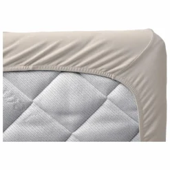 Best Leander Draps-housses en coton bio - Set de 2 | Beige