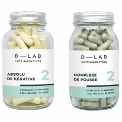 D-LAB NUTRICOSMETICS Duo Nutrition-Capillaire - 3 mois
