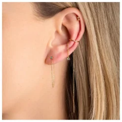 April Please Earcuff Mael | Vert kaki