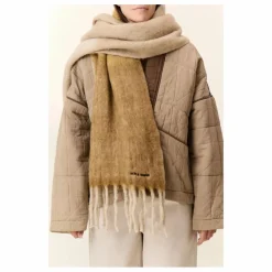 Leon & Harper Echarpe Elton Rayée | Camel Hot