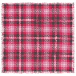 Femme Bompard Echarpe Mini Carré Tartan Cachemire |