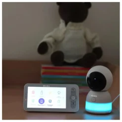 Clearance Béaba Ecoute bébé vidéo Zen Light Night | Blanc - Ivoire
