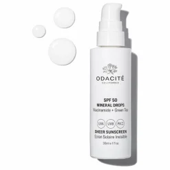 Hot Odacité Ecran solaire invisible SPF50 Mineral Drops - 30 ml Non teinté
