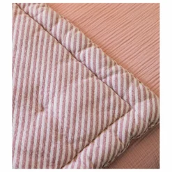 Hot The Socialite Family Edredon Capriccio à rayures en jacquard de coton | Bordeaux