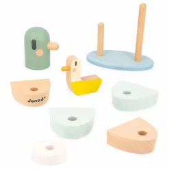 New Janod Empilable Canards Multicolore