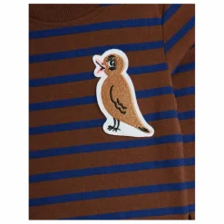 Mini Rodini Ensemble Body et Legging Oiseau Coton Bio | Marron