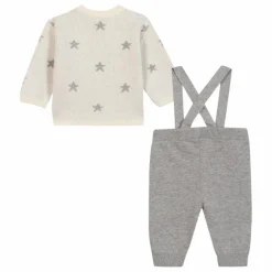 New Bonton Ensemble Cardigan et Pantalon Loup | Gris chiné