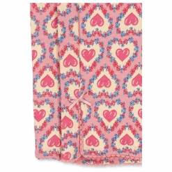 Konges Sløjd Ensemble Chemisier et Pantalon Coeurs Coton Bio | Beige