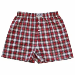 C'est moi qui pilote Ensemble Court Carreaux Tartan | Rouge Best