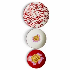 Lisa Corti Ensemble d'assiettes Indian Tiger - Set de 3 |