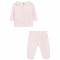Tartine et Chocolat Ensemble Pull et Legging Côtelé | Rose pâle Clearance