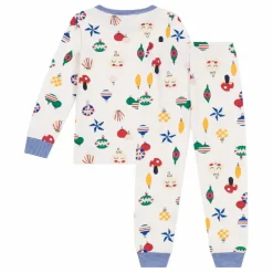 Best Petit Bateau Ensemble Pyjama Molleton Noël | Blanc