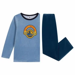 Enfant Petit Bateau Ensemble Pyjama Velours |