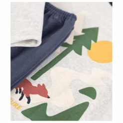 Enfant Petit Bateau Nuit, Sous-Vêtements|Nuit, Sous-Vêtements|Ensemble Pyjama Velours Renard |