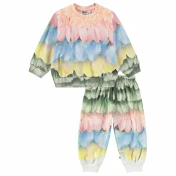 Molo Ensemble Sweat et Jogger Coton Bio | Rose Best