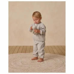 Quincy Mae Ensemble Sweat et Jogger Maille | Gris Online