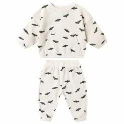 Enfant Quincy Mae Ensemble Sweat et Jogger Bats Coton Bio |