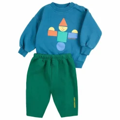Bobo Choses Ensemble Sweat et Jogger Jouet en Bois Coton Bio | Bleu Sale