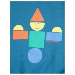 Bobo Choses Ensemble Sweat et Jogger Jouet en Bois Coton Bio | Bleu Sale