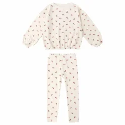 Enfant Rylee + Cru Ensemble Sweat et Legging Ruby Ditsy Eponge |