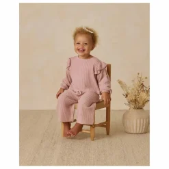 Enfant Quincy Mae Robes, Combinaisons|Bodies, Combinaisons|Ensemble Sweat et Pantalon Maille Bamboo |
