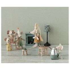 Maileg Maisons De Poupées|Ensemble table et tabouret